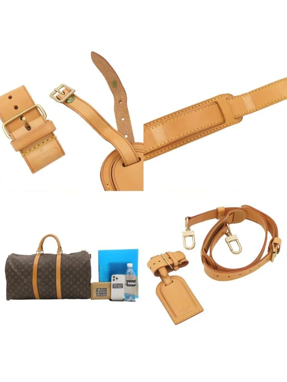 Louis Vuitton Keepall Bandouliere 50 Monogram Canvas 2-Way Shoulder Bag